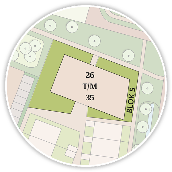 Ligging appartementen